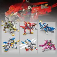 Building blocks model Mecha series assembling building blocks dinosaur lion children's educational toy man