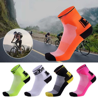 AliExpress YWSLRC Cycling Socks Men/Women Outdoor Sport Athletic Ankle Sock Breathable Quick Dry Compression Short Running Hiking Socks