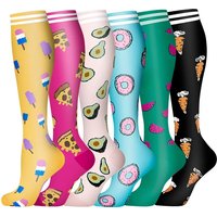 AliExpress NONE 1 PCS Quality Unisex Compression Stockings Cycling Socks Fit Medical Edema, Diabetes, Varicose Veins, Running Marathon Socks