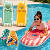 Inflatable Surf Body Board with Handles, Lightweight Swimming Floating Surfboard Aid Mat Learn to Swim, Swimming Water Fun Toy