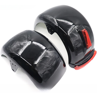 Front or Rear Fender Mudguards With Taillights Plastic Shell For Citycoco Electric Scooters Chinese Scooter Parts