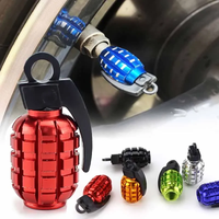 AliExpress NONE 4pcs Car Tire Valve Cap Aluminum Grenade Tyre Valve Stems Cover Air Dust Caps Tire Valve Truck Bike Wheel Rim Valve Stem Caps