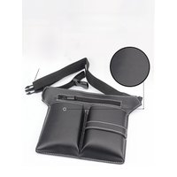 1pcs of salon hair styling tools, scissors comb , large capacity hair clipper comb PU bag with bag Special for real hair wigs