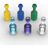 MOC 10PCS 95228 Utensil Transparent Glass Bottle Building Blocks Puzzle Particle Wine DIY Parts Bricks Toys Gifts Dropshipping