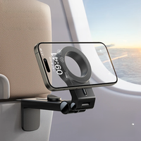 Joyroom Magnetic Airplane Phone Holder Portable Stable Travel Phone Stand 360° Rotation Folding Phone Mount For Indoor/Outdoor
