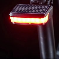 AliExpress NONE Bicycle Taillight Solar Powered Bike Rear Light USB Rechargeable Bike Taillight Waterproof Mountain Road Bike Rear Warning Light