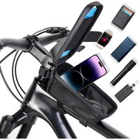 AliExpress NONE Bicycle Bag Waterproof Touch Screen Cycling Bag Bicycle Front Cell Phone Holder Bag 4.7-6.8 inch Phone Case Bike Accessories