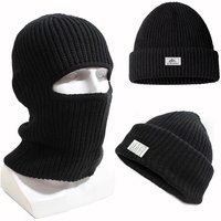 AliExpress NONE Knitted Hat Winter Cotton Thickened Cold Outdoor Cycling Warm Cap Mask 2 in 1 Full Face Protection Cap Earmuffs Balaclava Hat