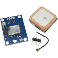 Free Shipping 10pcs GY-NEO6MV2 NEO-6M GPS Module 3V-5V NEO6MV2 with Flight Control EEPROM MWC APM2.5 large antenna for arduino