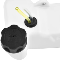 1pcs Grass Cutter Fuel Tank Plastic 24.5x13.5x11.5cm Fuel Tank For CG430 520 43CC 52CC 47CC Brush Cutter Strimmer Garden Parts