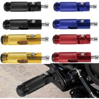 AliExpress DUOBEISI 2 Pcs M8 Universal Motorcycle Motor Bike Folding Footrests Footpegs Foot Rests Pegs Rear Pedals Set CNC Aluminum Motorcycle Part