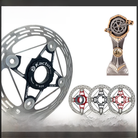 AliExpress NONE KACTUS Ultralight Bicycle Disc Brake Rotor 140/160mm Center Lock Thicken AL7505 Fast Cooling Disc Float Brake for Road MTB EBike