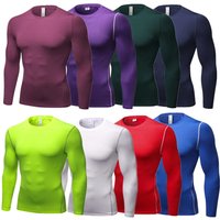 AliExpress YOUNAXIN Men's Long Sleeve Tops Tight T-Shirt Training Gym Sports Yoga Fitness Cycling Boy Running Sportswear Quick Dry S M L XL 2XL 3XL