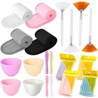 Facial Brush Mask Bowl Spoon Set Mask Brushes DIY Beauty Tools Cream Mud Film Adjusting Mixing Tool Skin Care Makeup Supplies