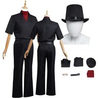 The Grabber Cosplay Costume Movie The Black Phone Men Shirt Pants Hat Belt Outfits Halloween Carnival PartySuit