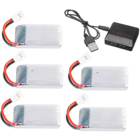 3.7V 250mAh Lipo Battery and Charger For Syma X11C MJX X701 U830 FY310 RC Drone Spare parts 682030 3.7v Rechargeable battery