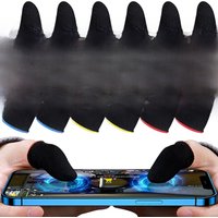20/40PCS Mobile Phone Finger Cuff Fibroid Mobile Game Touch Screen Fiber Breathable And Sweat Resistant Walking Game Finger Cuff
