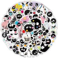 AliExpress GOGOTU 10/30/50PCS Soot Sprites Stickers Cute Elf Cartoon Sticker DIY Decoration Luggage Laptop Phone Guitar Car Bike Sticker Kids Toys