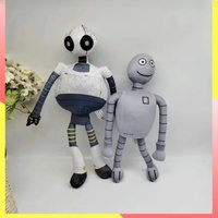 42cm The Wild Robot Roz Fans Plush Toys Gift Cute Soft Stuffed Robot Pillow Home Decor Funny Children Birthday Christmas Gifts