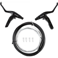 AliExpress BUCKLOS Bicycle Brake Lever&Cable Set Durable Stainless Steel Brake Cable Universal Road Mountain Bike Brake Lever Cycling Parts