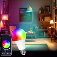 E27 Smart Bulb Tuya Bluetooth LED Light Bulb 18W 15W 9W 220V RGB Lamp APP Control Timer Dimmable Music Sync Work With Smart life