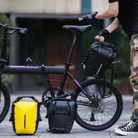AliExpress Rhinowalk 7L Bike Pannier Bag Waterproof Bicycle Rear Seat Bag Front Rack Bag Double Side Panniers Rear Rack Outside 2022 New