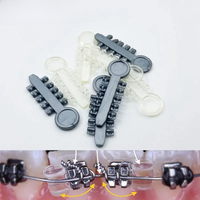 20Pcs Dental Orthodontic Rotation Wedges For Archwire Brackets Braces Orthodontia Ligature Rotary Torsion Pad Power Chain