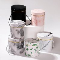 Flower Boxes Flower Packaging Cardboard Gift Boxes Wedding Party Rose Flower Packaging Bucket Valentines Day Birthday Decoration