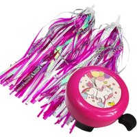 AliExpress 1 Set Bike Bell & Streamers Bicycle Pinwheel for Kids Colorful Children's Bike Decor Accessories Perfect Christmas Gift