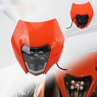 AliExpress PowerMotor 2008-2014 2015 2016 Motorcycle Headlamp Dirt Bike Headlight For KTM EXC SXF XCW MX 250 300 450 Motorbike Head Lamp Light Enduro