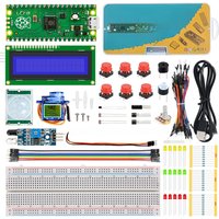 KUONGSHUN Raspberry Pi Pico Starter Kit with Breadboard I2C 1602 LCD Display Module for Raspberry Pi Pico