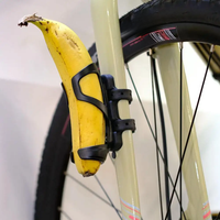 AliExpress NONE Bicycle Banana Cup Holder MTB Road Bike Bottle Rack Cages Bike Motorcycle Bottle Stand For Cycling Bike Accessories Black A5D3