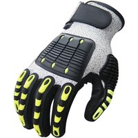 AliExpress NONE Mechanical TPR Anti Cutting Gloves Anti-vibration Anti-smashing Anti-collision Gloves Outdoor Cycling Rescue Safety Gloves