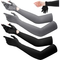 AliExpress Summer UV Resistant Sleeves, Men's and Women's Elastic Long Sleeved Sun Protection Gloves, Ideal Choice for Pull Closure Cycling