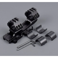 1pcs Picatinny Scope Mounts 25.4mm/30mm Double Rings Quick Release Scope Mount Adapter Ar15 Ak 47 Bracket 20mm Picatinny Rail