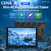 CENAVA A868T 8.68'' IP68 Ultra Thin tablet Rugged Android Tablet 4G LTE 5800mAh Android 13 NFC ILightweight inspections Tablet