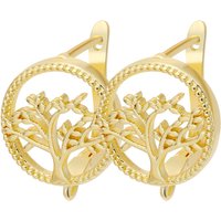Juya Handmade Gold Silver Plated Anti-Allergy Earwire Stitches Accessories Fastener Schwenzy Hooks DIY Earplug Earrings Supplies