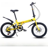 AliExpress TULX Motion 20 Inch Folding Variable Speed Bicycle With Integrated Appearance Safe And Lightweight Riding Lightweight Design New