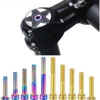 AliExpress RISK 1PC M6x30/35/40/50mm Headset Stem Top Fixing Screw Extended Bolt, Titanium Alloy Oil Disc Screw, Bicycle Parts Fastening Bolt