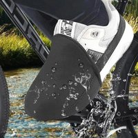 AliExpress NONE 2 pieces Winter Cycling Shoe Covers Bike Overshoe Waterproof MTB Road Bikes Lock Shoes Shoe Protector Cover Cycling Accessories