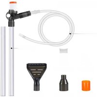 AliExpress NONE Aquarium Water Change Pump Press-Type Siphon Gravel Cleaning Tools with Glass Scraper Fish Tank Water Flow Regulat Pump