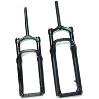 AliExpress NONE Bicycle Snow Bike rim Suspension fork 20/26inch Aluminum Alloy Air pressure Quick Release Bicycle Fork for fatbike 26x4