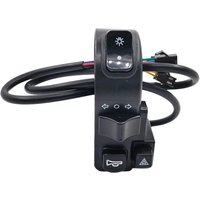 AliExpress 4-in-1 Road Conversion Switch Horn Headlight Steering Double Flash ABS Control Pin For Bike Bicyle Scooter Motorcycle Handlebar