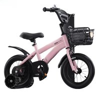 AliExpress LISM Student Child Bicycle 12 Inch With Auxiliary Wheels Boy Pedaling Bike, 2-10 Year Old Girl Children's Bicycle