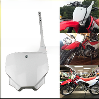 AliExpress MOSOKOYO Dirt Bike Plastic Front Number Plate Motorcycle Accessories For Honda CRF150F CRF230F CRF 150/230 F 2003-2019 Motocross Enduro