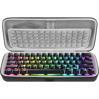 Geekria 60% Compact Keyboard Case for 61Keys Gaming Keyboards, Hard Carrying Case Compatible with Razer Huntsman Mini 60%, RK61