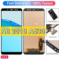 100% Tested For Samsung Galaxy A8 2018 LCD Display Touch Screen For Galaxy A8 A530 A530F A530N LCDReplace,with Frame