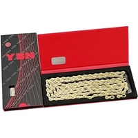 AliExpress NONE YBN 11 Speed Chain 116L MTB Road Bicycle Chains For Shimamo SRAM Campagnolo Gold Hollow Bicycle Chain