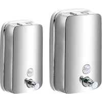 850ML/1050ML Soap Dispenser Stainless steel Wall Mount Bathroom Liquid Soap Detergent Shower Gel Storage Bottle Toilet Kitchen