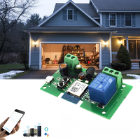 Wifi Garage Door Opener Smart Switch USB5V AC DC 12V 24V 32V 220V Relay Module Garage Door Receiver Home Automation for Alexa